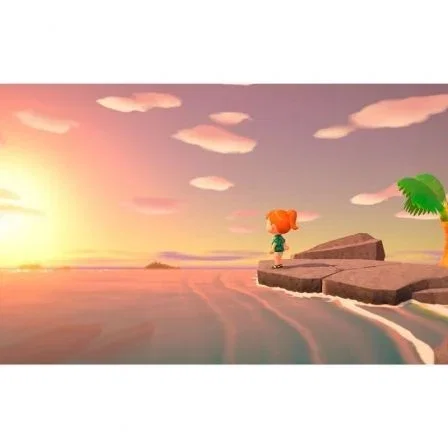 Nintendo Switch Lite Consola Animal Crossing Blue